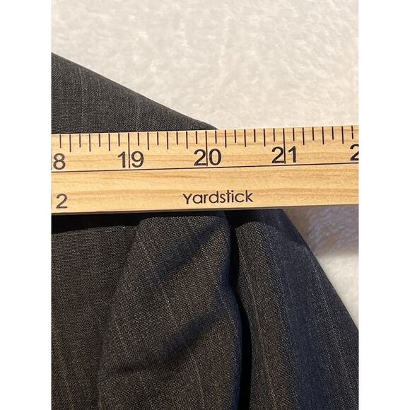 Jos A Bank 48R Gray Blue Red Pinstripe Blazer Casual Sport Coat Jacket Repair - Picture 13 of 16